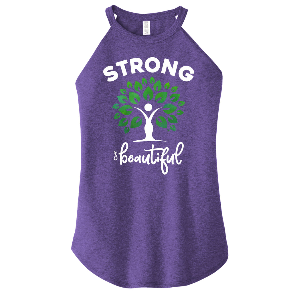 Strong is Beautiful ( NEW Limited Edition Color - Purple ) - FitnessTeeCo