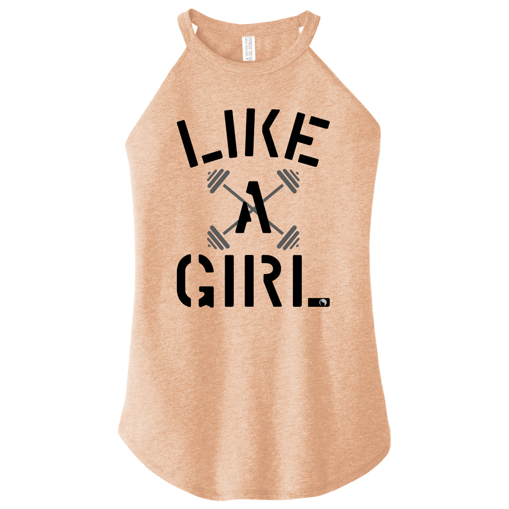 Like A Girl ( NEW Limited Edition Color - Peach ) - FitnessTeeCo