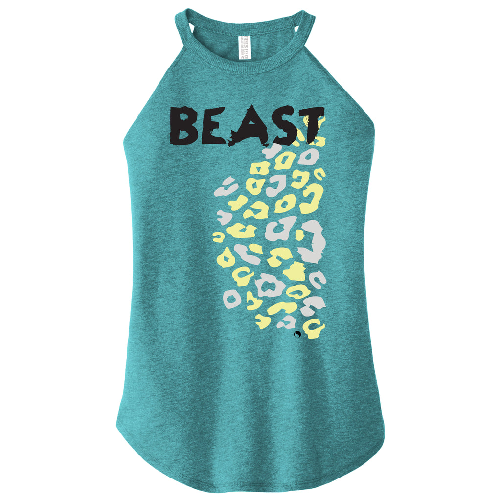 Leopard Beast ( NEW Limited Edition Color - Teal ) - FitnessTeeCo