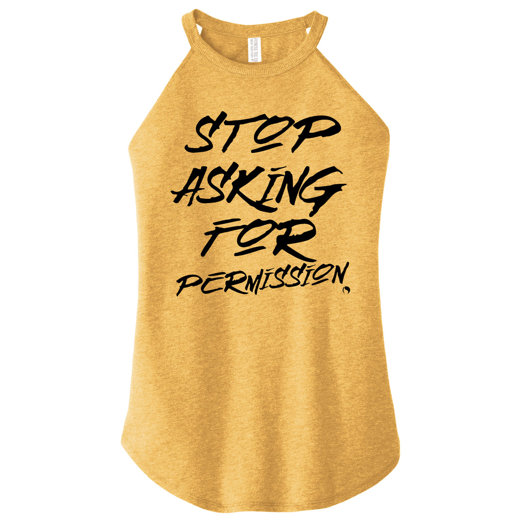 Stop asking for Permission ( NEW Limited Edition Color - Antique Gold ) - FitnessTeeCo