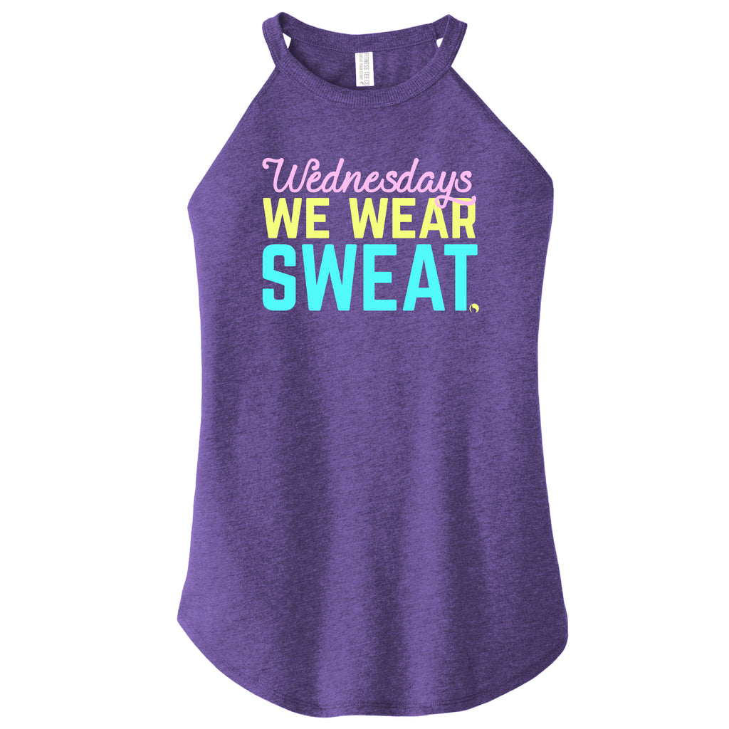 Wednesdays we wear SWEAT ( NEW Limited Edition Color - Purple ) - FitnessTeeCo