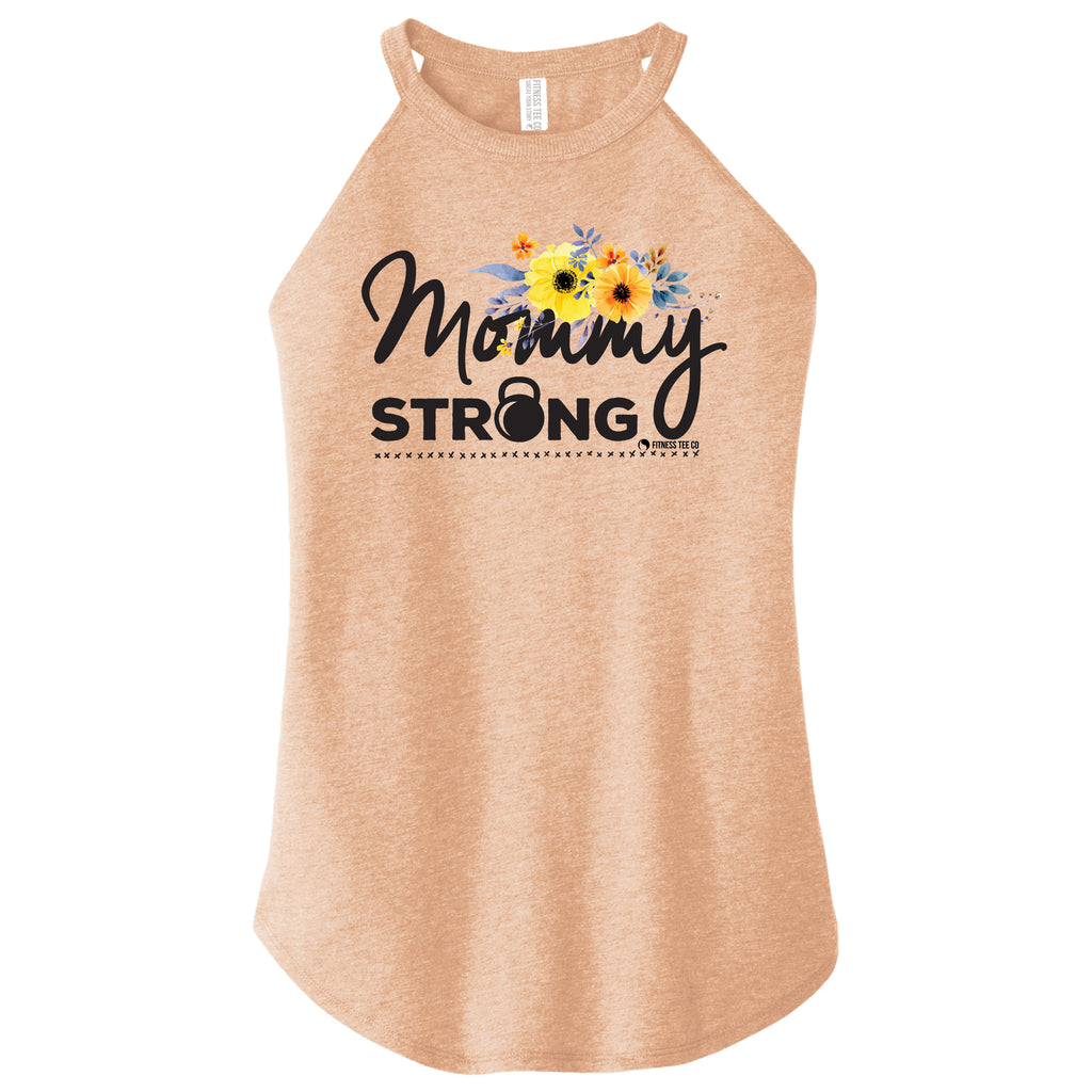 Mommy Strong ( NEW Limited Edition Color - Peach ) - FitnessTeeCo