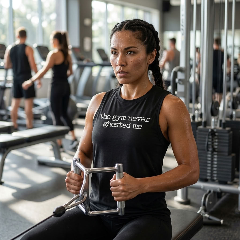 Womens X-Small Black Rocker Tank Top