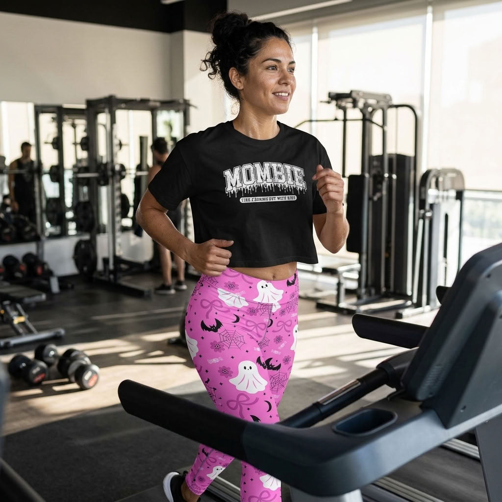 All-Over Print Leggings By Fitness Tee Co
