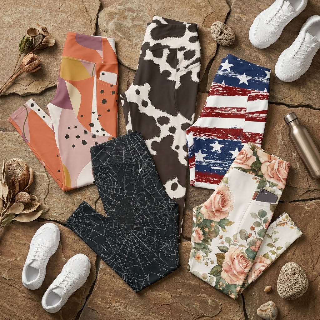 Pocket All-Over Print Legging