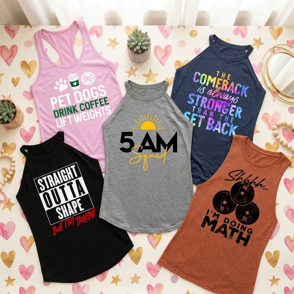 Fitness Tee Co Tank Tops Collection