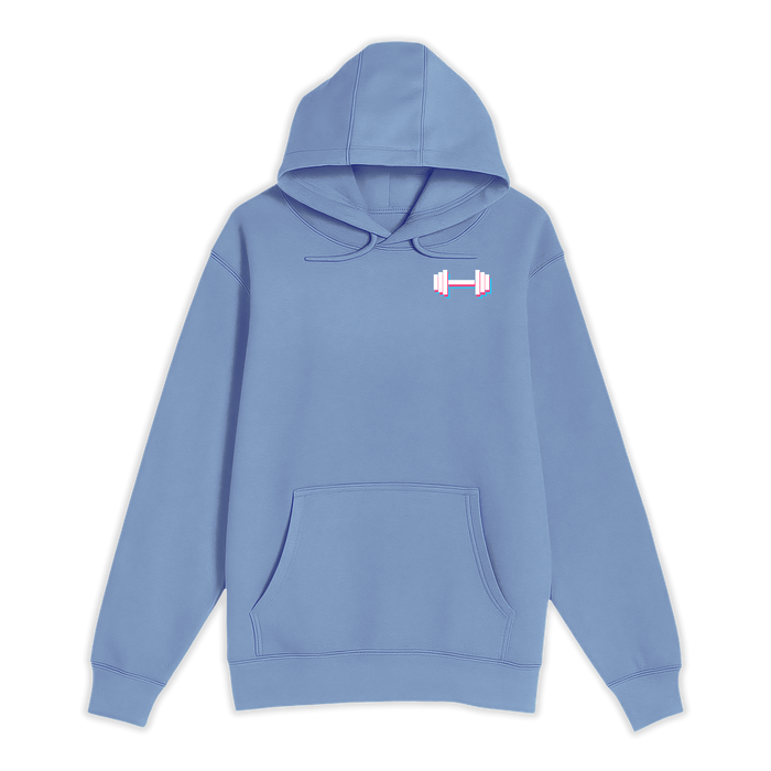 Unisex Small Colony Blue Pullover Hooded Sweatshirt