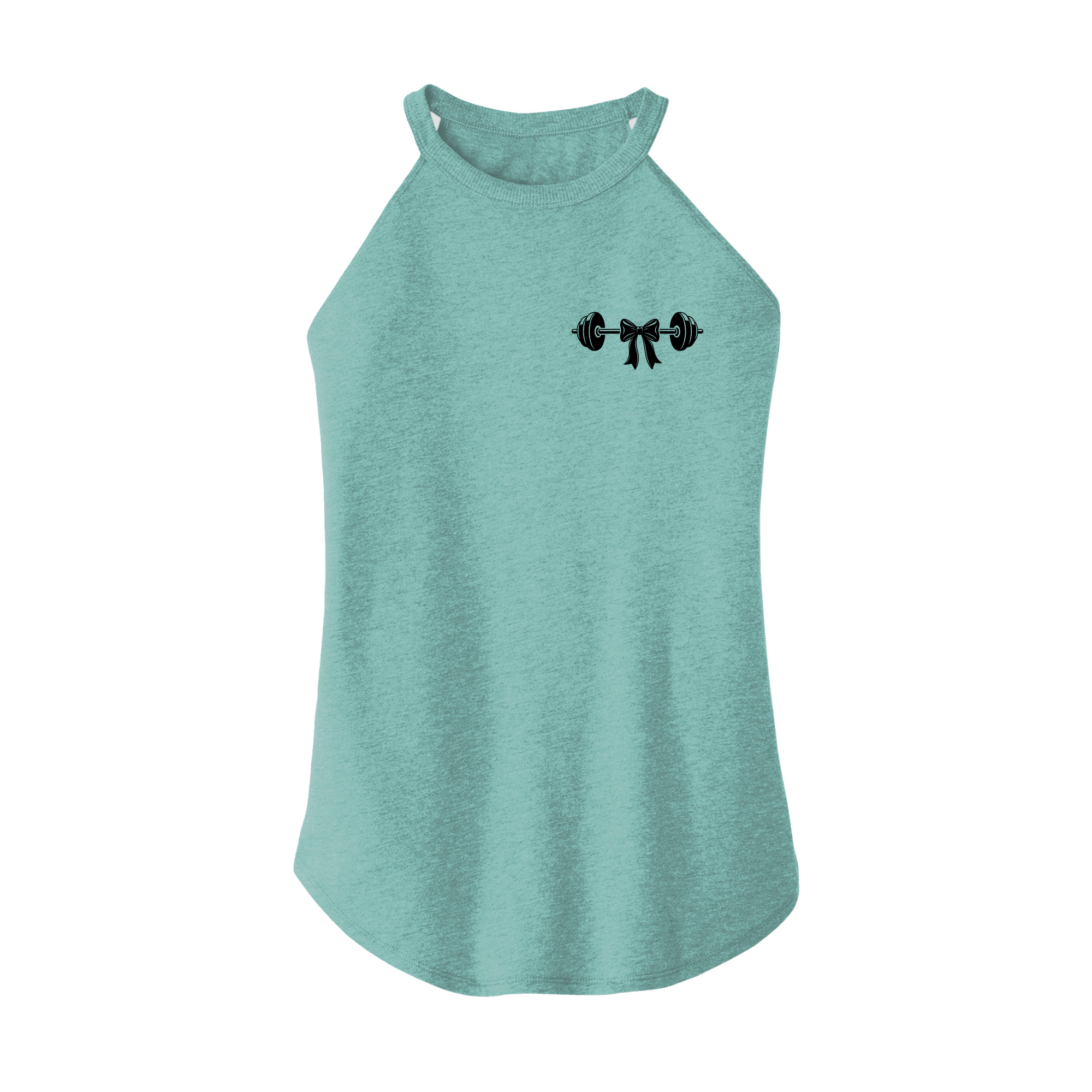Womens X-Small Teal Rocker Tank Top