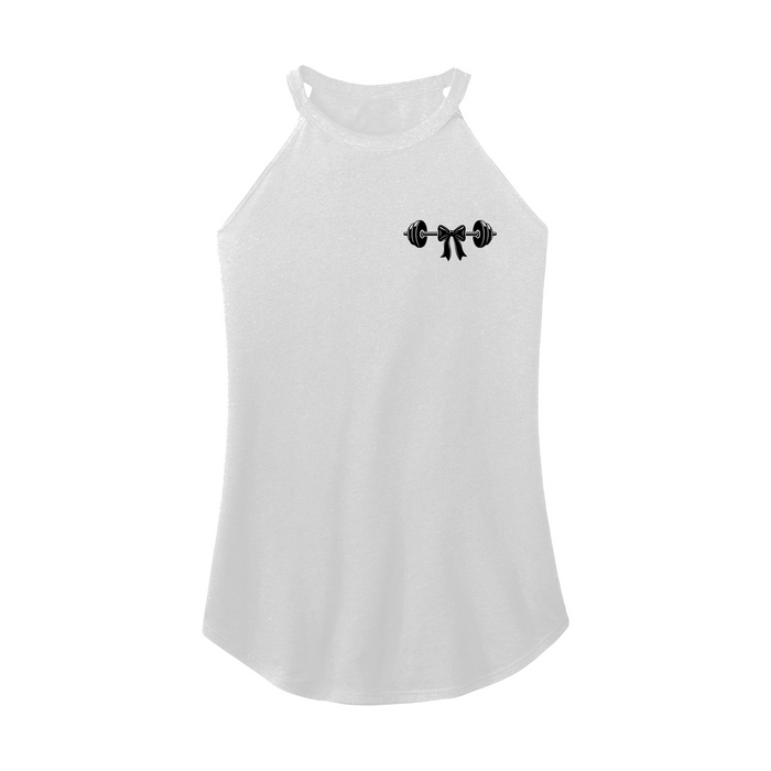 Womens X-Small White Rocker Tank Top