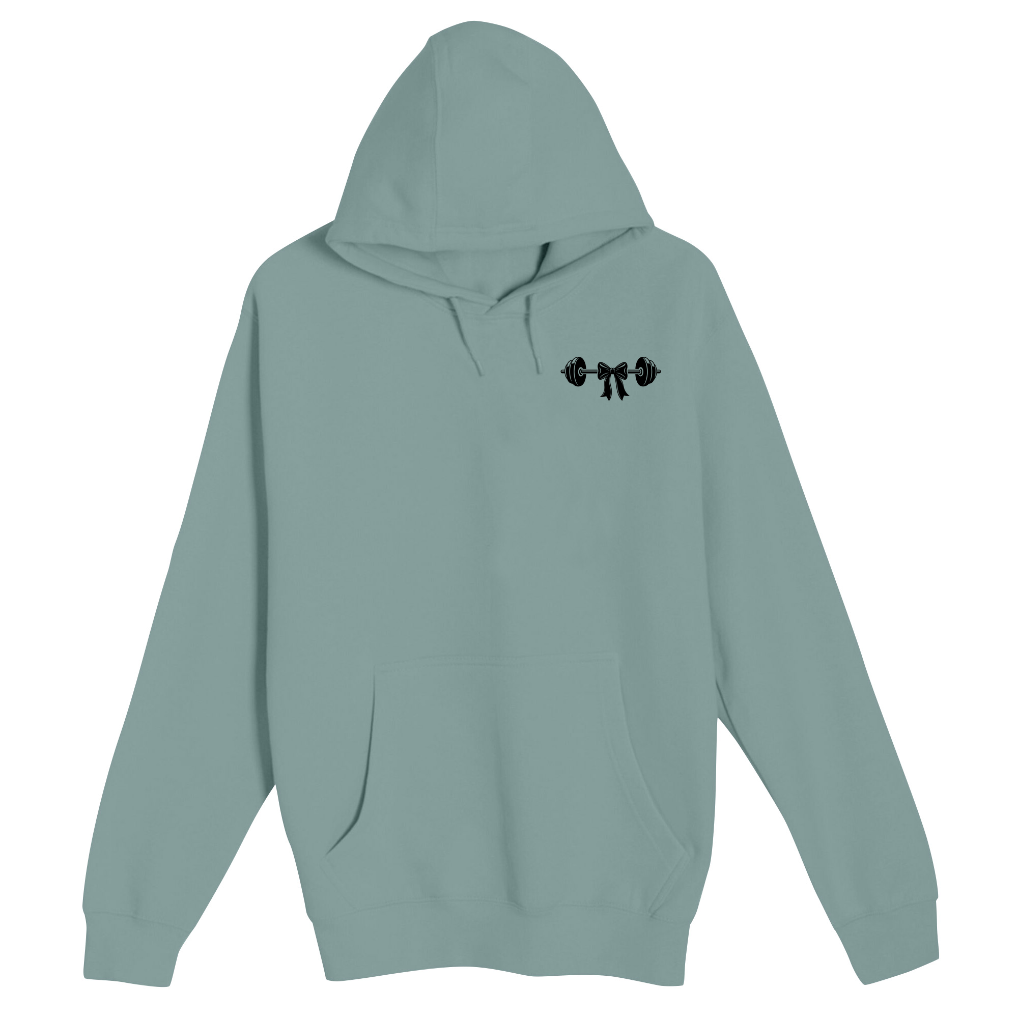 Unisex Small SEA FOAM Pullover Hooded Sweatshirt