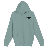 Unisex Small SEA FOAM Pullover Hooded Sweatshirt
