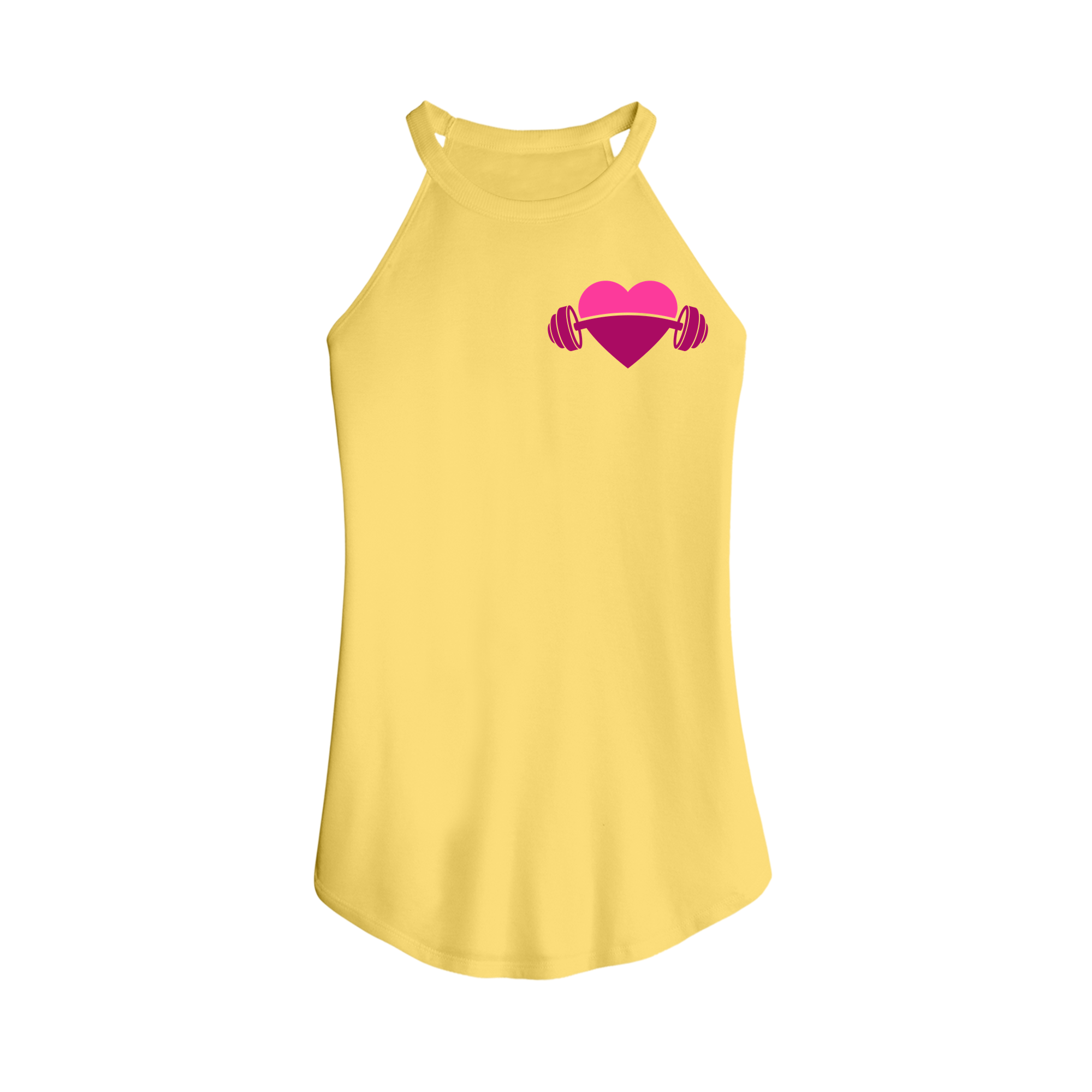 Womens X-Small Yellow Tank Top