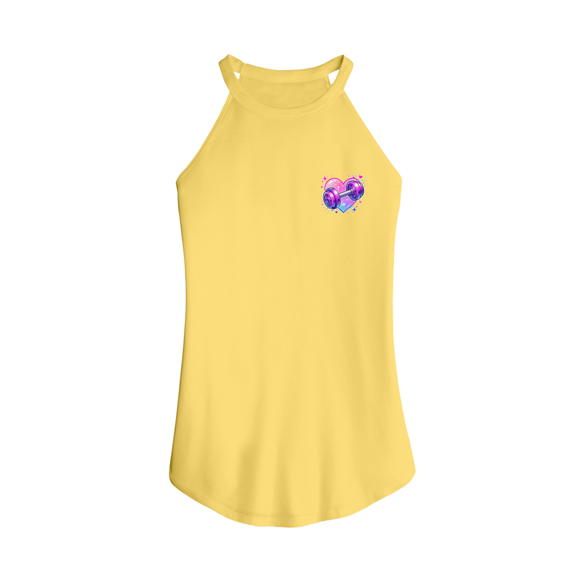 Womens X-Small Yellow Tank Top