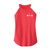 Womens X-Small Red Rocker Tank Top