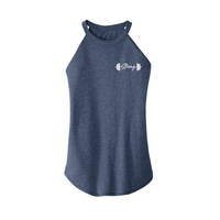Womens X-Small Navy Heather Tank Top