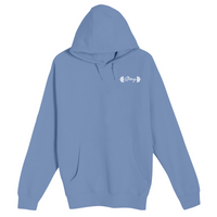 Unisex Small Colony Blue Pullover Hooded Sweatshirt
