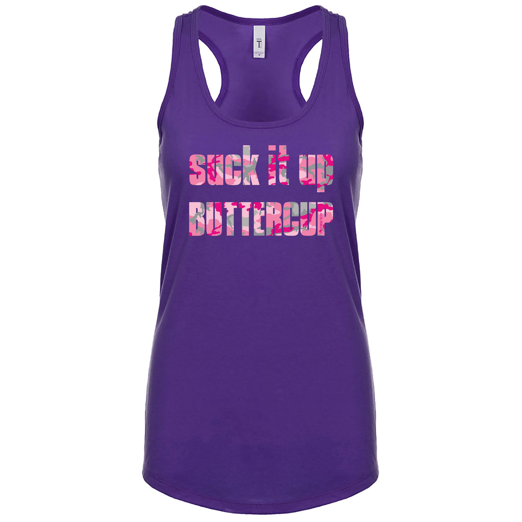 Suck it up Buttercup (Fitted - Size Up 1 Size) - FitnessTeeCo