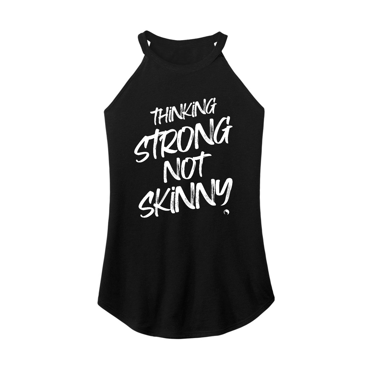Fitness Tee Co. | Thinking Strong (white) Women's District Rocker Tank ...