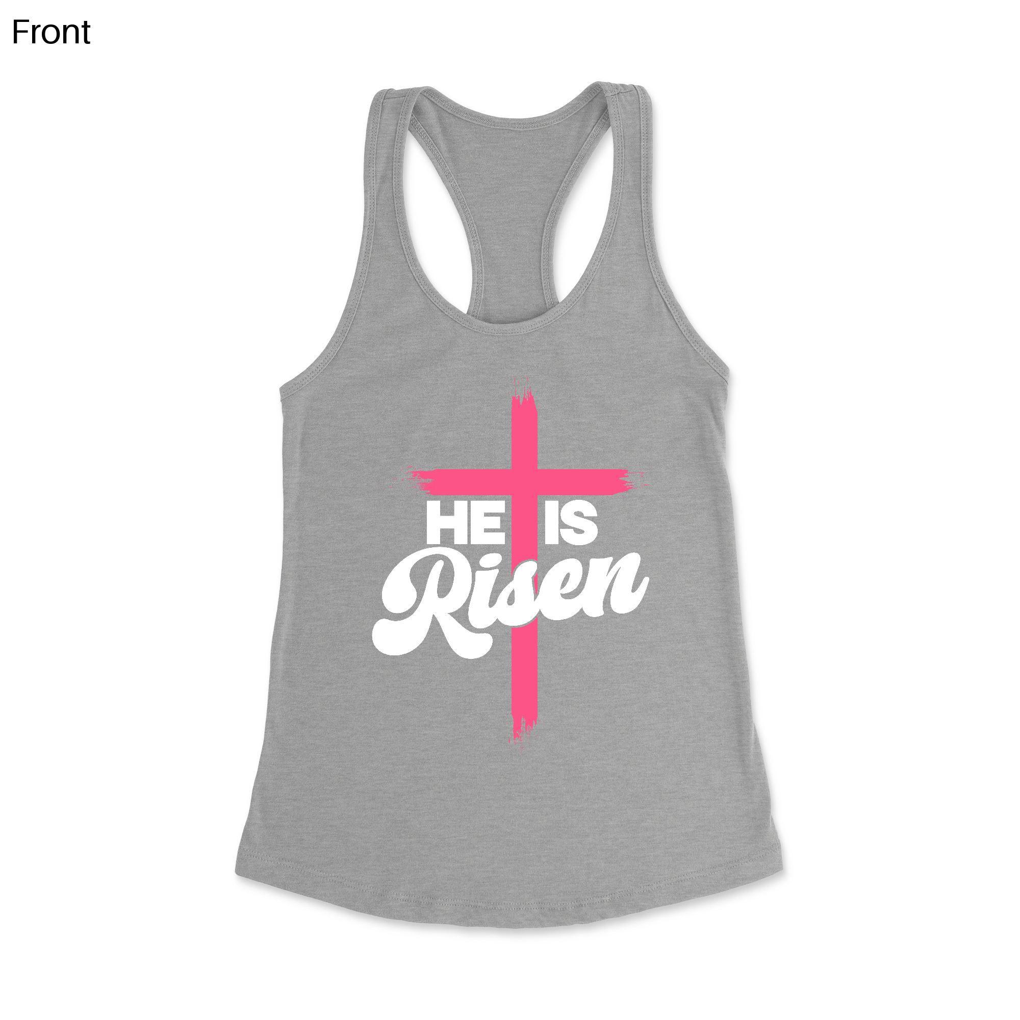 He Is Risen Racerback Tank Top