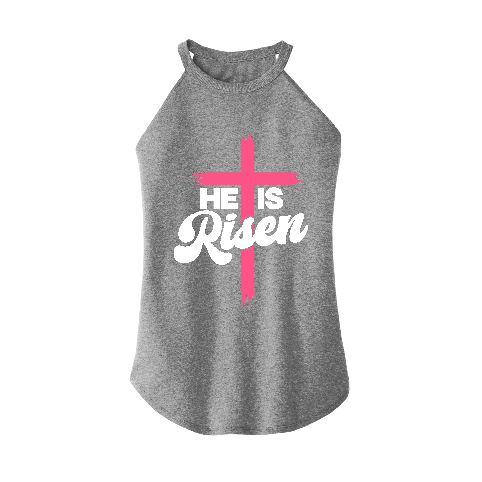 He Is Risen Rocker Tank Top