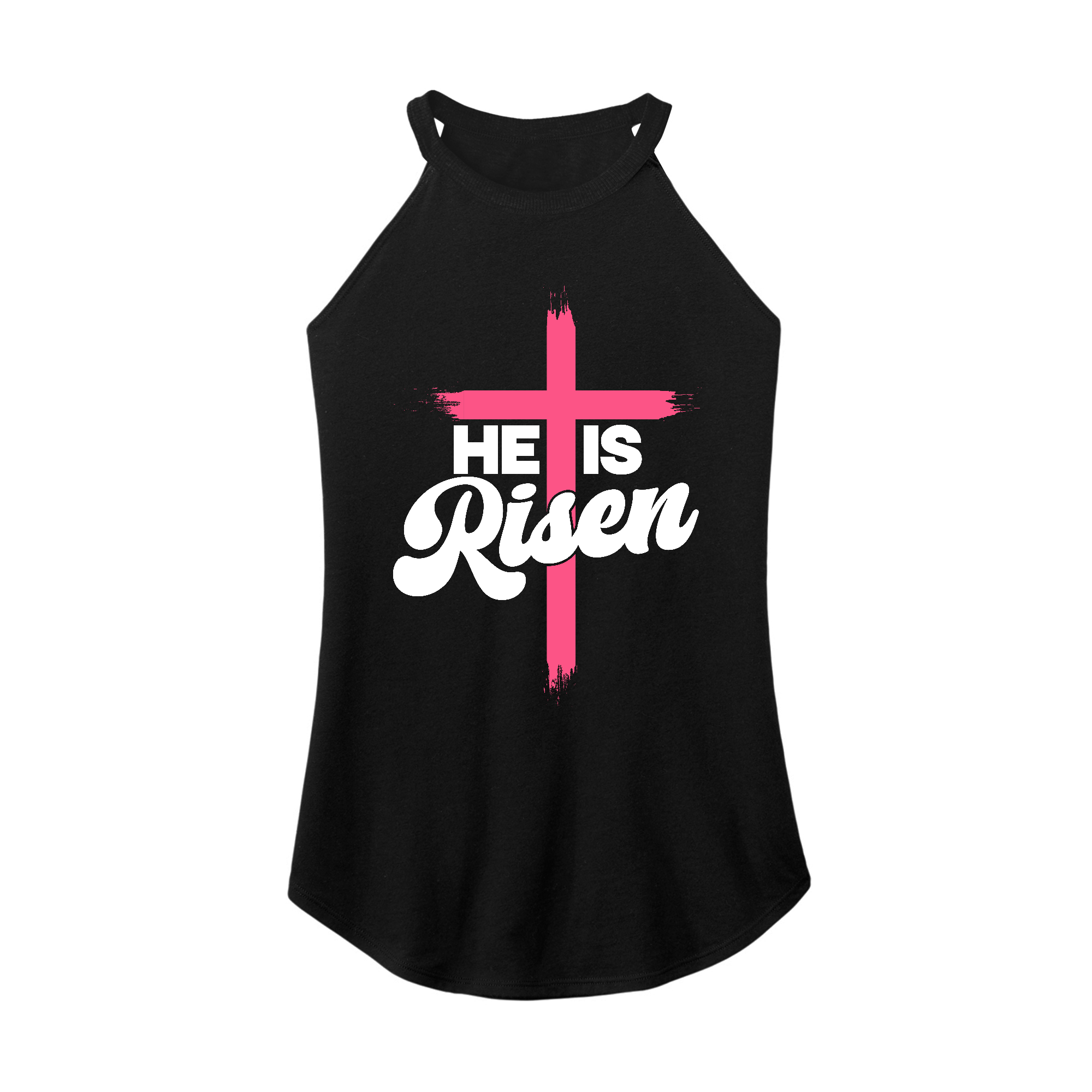He Is Risen Rocker Tank Top