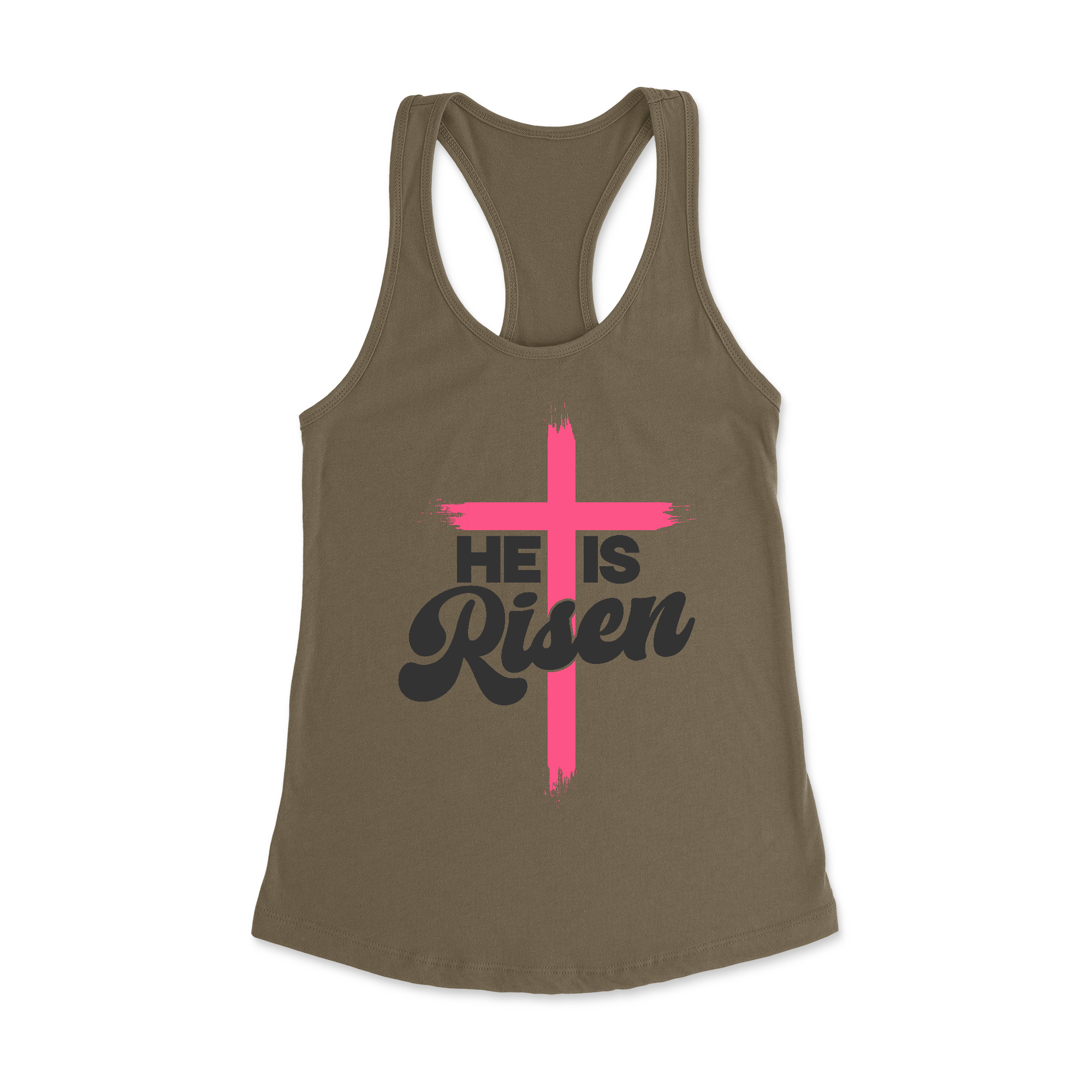 Womens X-Small Military Green Style_Tank Top