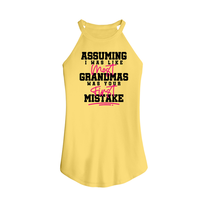 Womens X-Small Yellow Tank Top