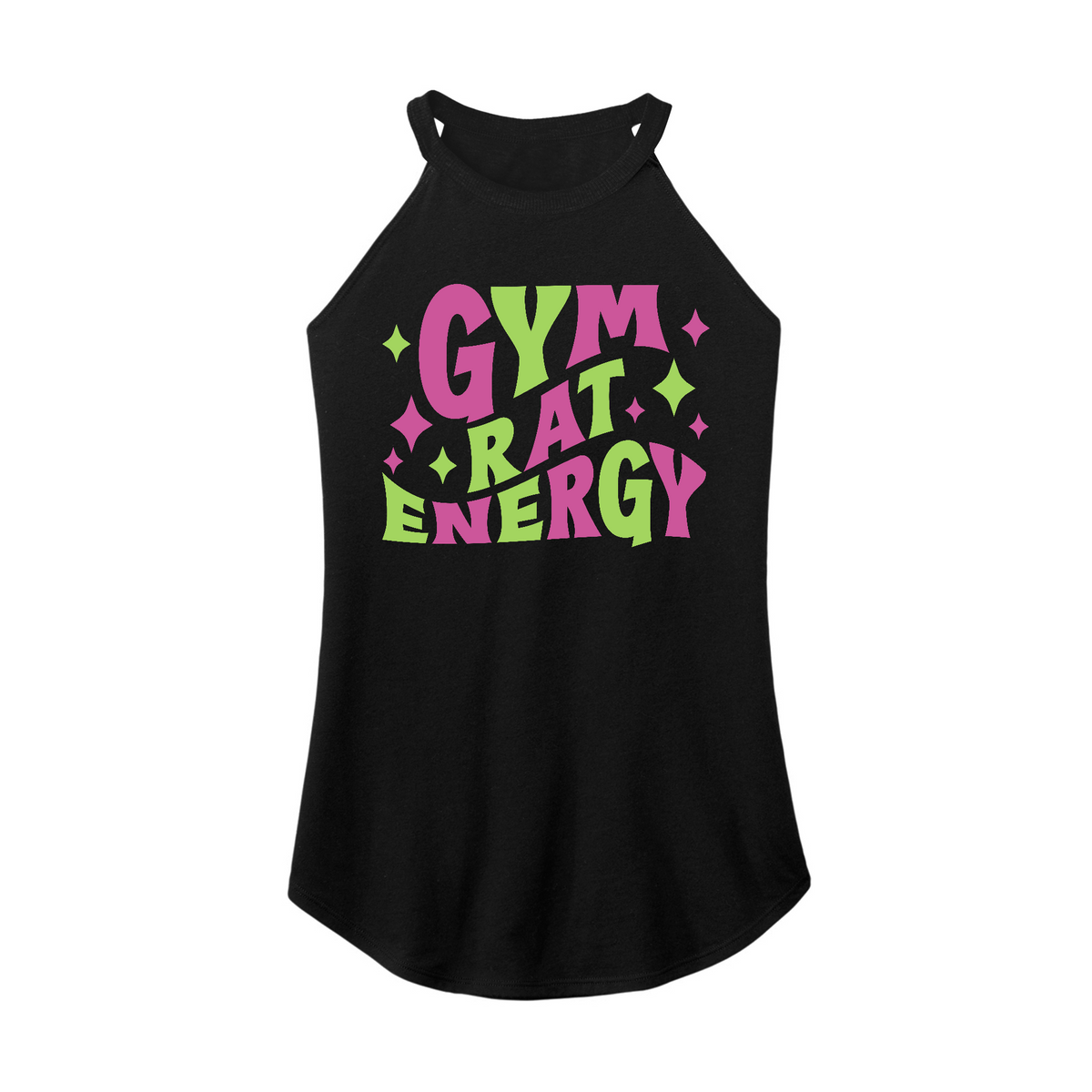 Fitness Tee Co. | Gym Rat Energy Women's District Rocker Tank | Women's ...