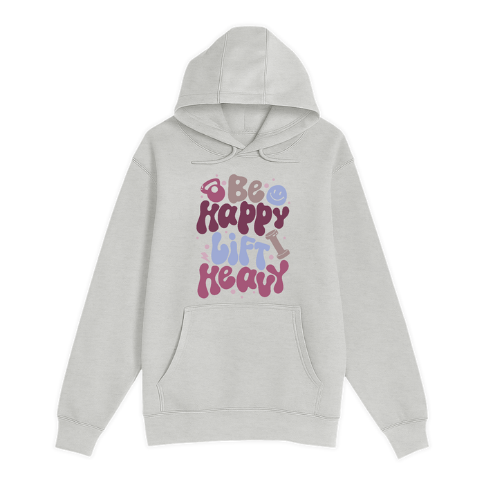Unisex Small Oatmeal Pullover Hooded Sweatshirt