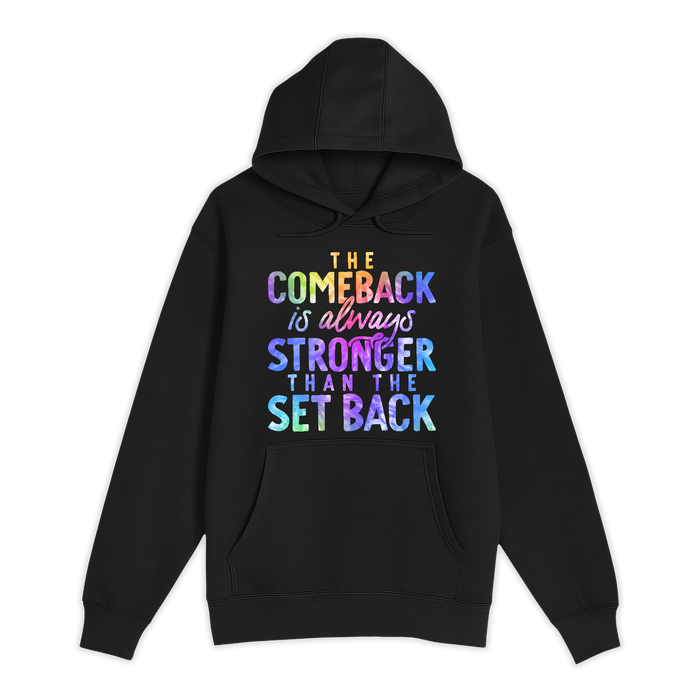 Unisex Small Black Pullover Hooded Sweatshirt
