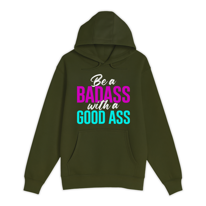 Unisex Small Army Pullover Hooded Sweatshirt