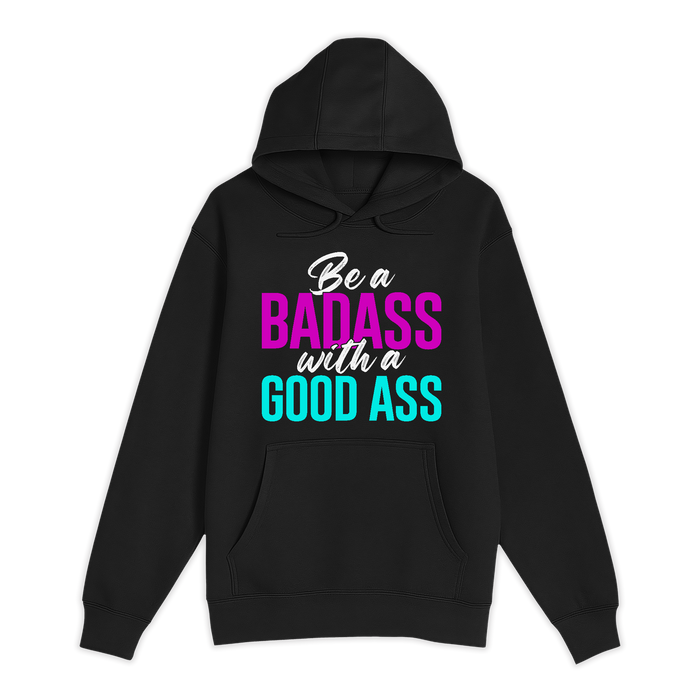 Unisex Small Black Pullover Hooded Sweatshirt
