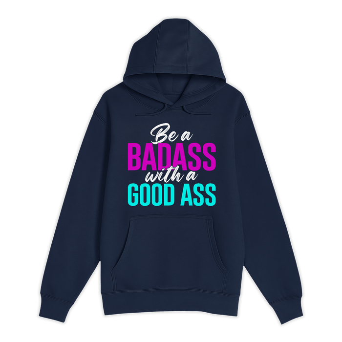 Unisex Small Navy Pullover Hooded Sweatshirt