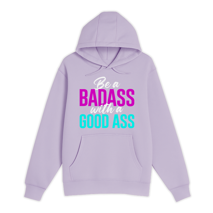 Unisex Small Lilac Pullover Hooded Sweatshirt
