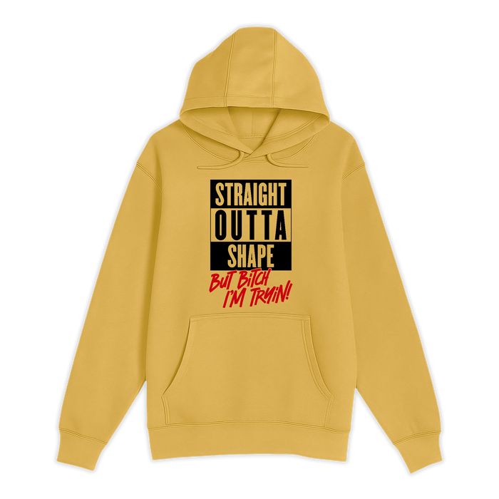 Unisex Small Antique Gold Pullover Hooded Sweatshirt