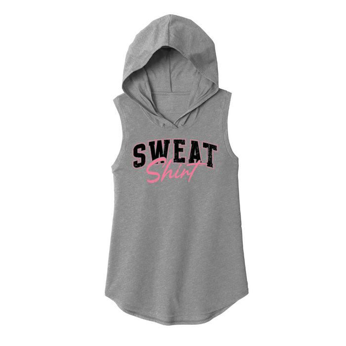 Womens Small Heather Gray Hoodie