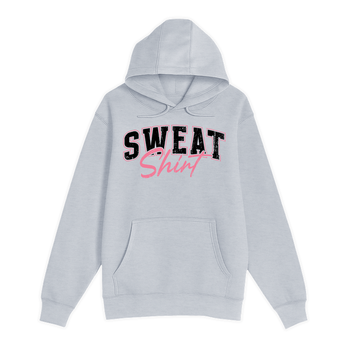 Unisex Small Heather Gray Pullover Hooded Sweatshirt