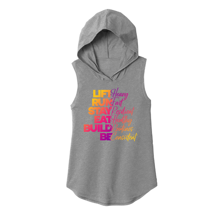 Womens Small Heather Gray Hoodie