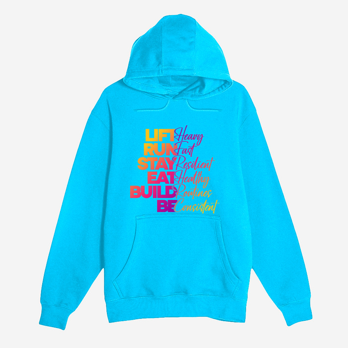 Unisex Small Deep Ocean Pullover Hooded Sweatshirt