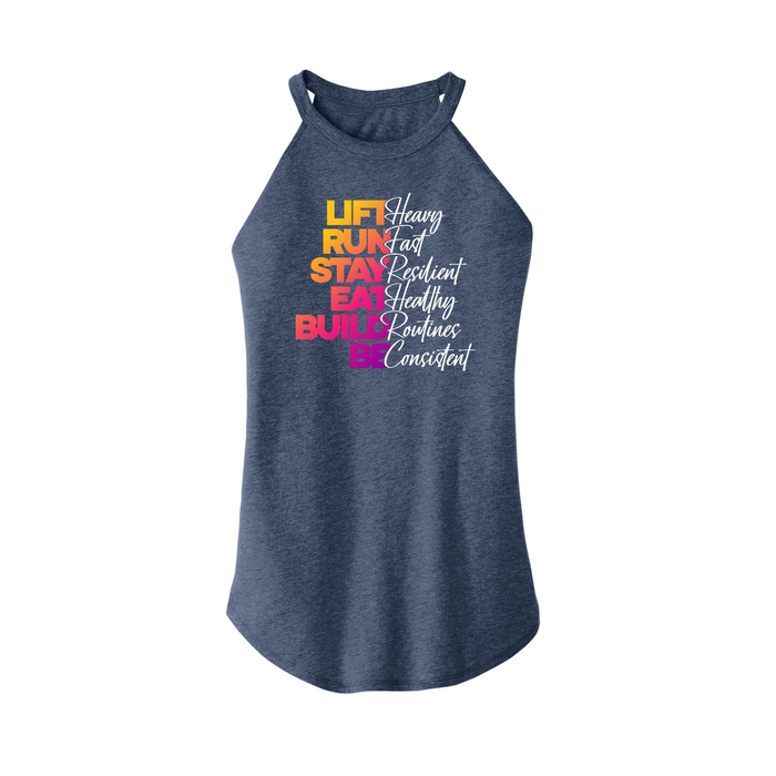 Womens X-Small Navy Heather Tank Top