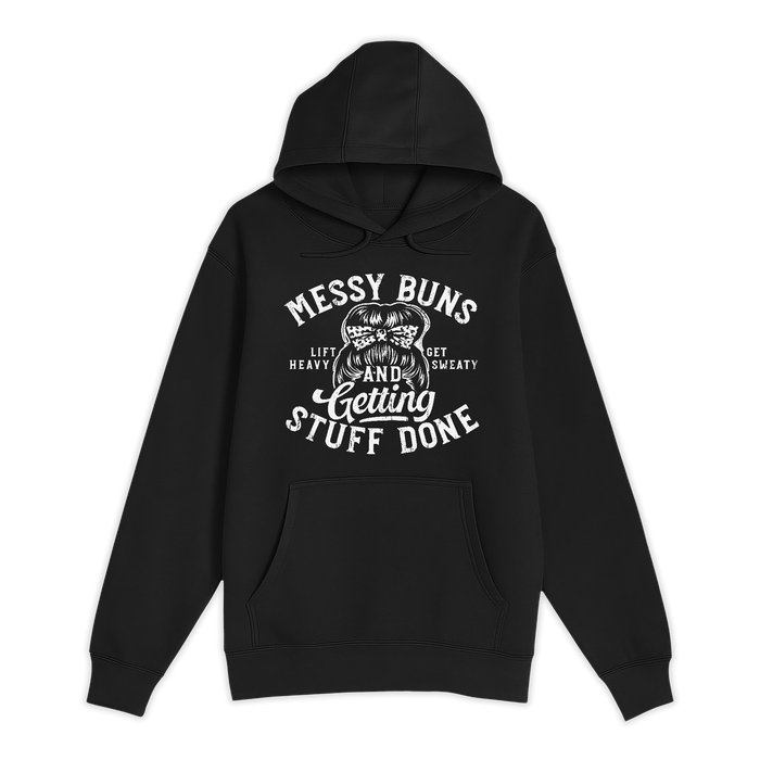 Unisex Small Black Pullover Hooded Sweatshirt