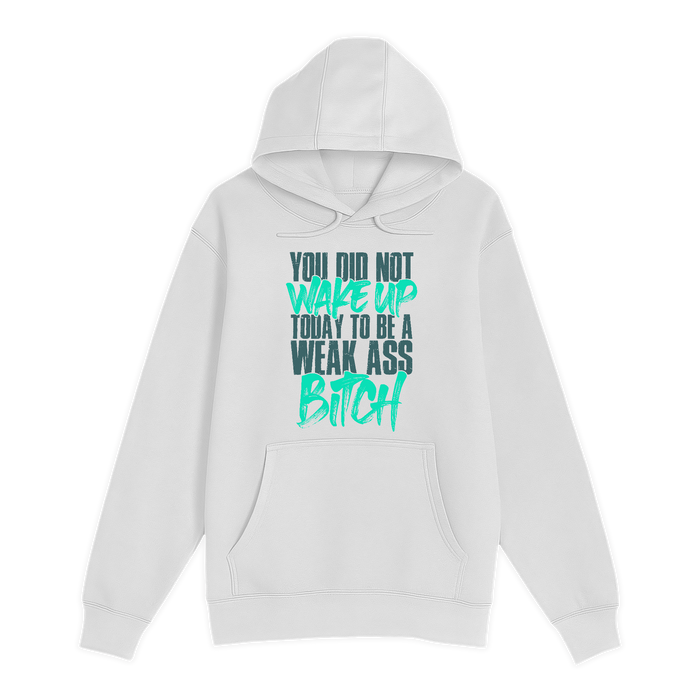 Unisex Small White Pullover Hooded Sweatshirt