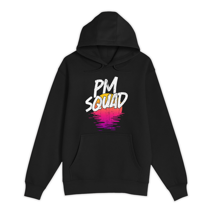 Unisex Small Black Pullover Hooded Sweatshirt