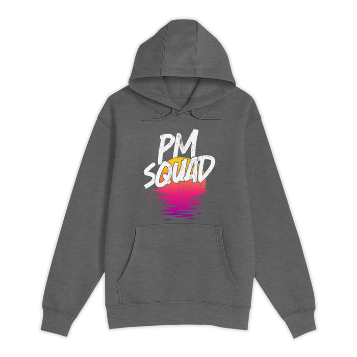 Unisex Small Charcoal Heather Pullover Hooded Sweatshirt