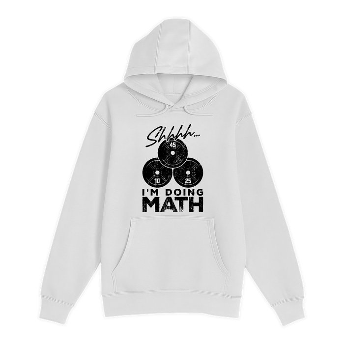 Unisex Small White Pullover Hooded Sweatshirt