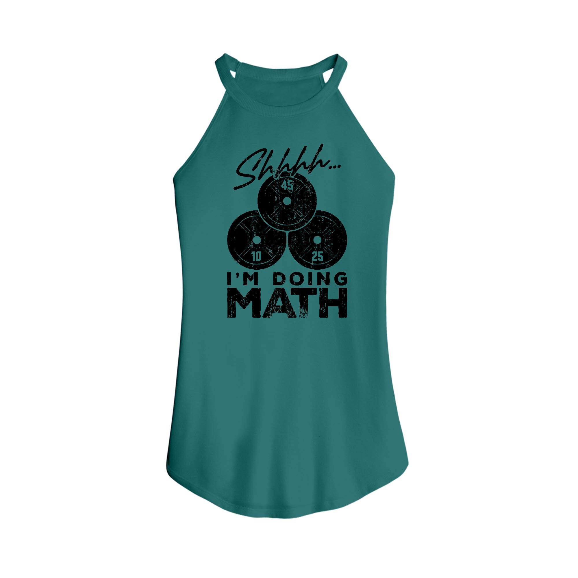 Womens X-Small Teal Tank Top