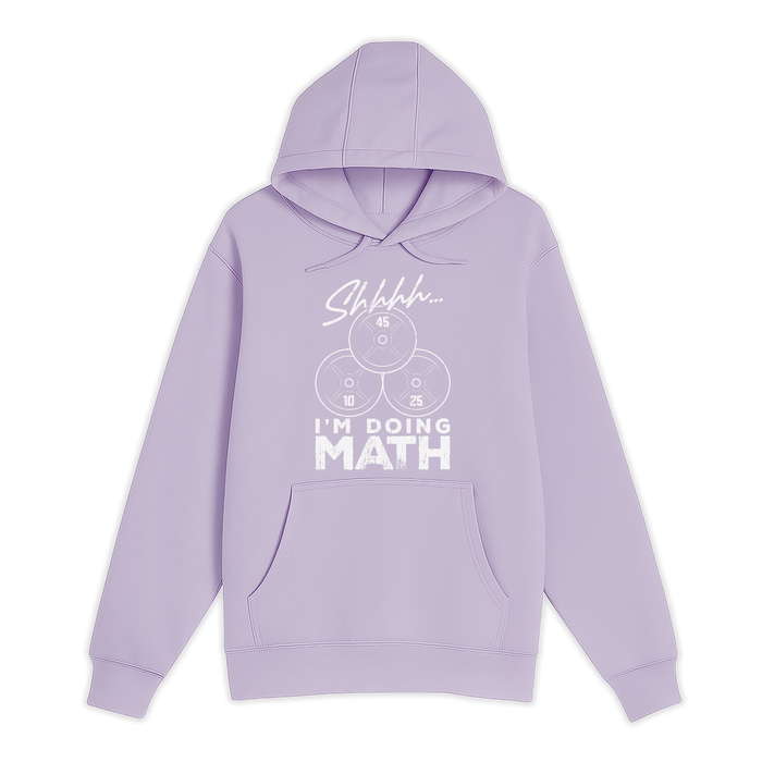 Unisex Small Lilac Pullover Hooded Sweatshirt