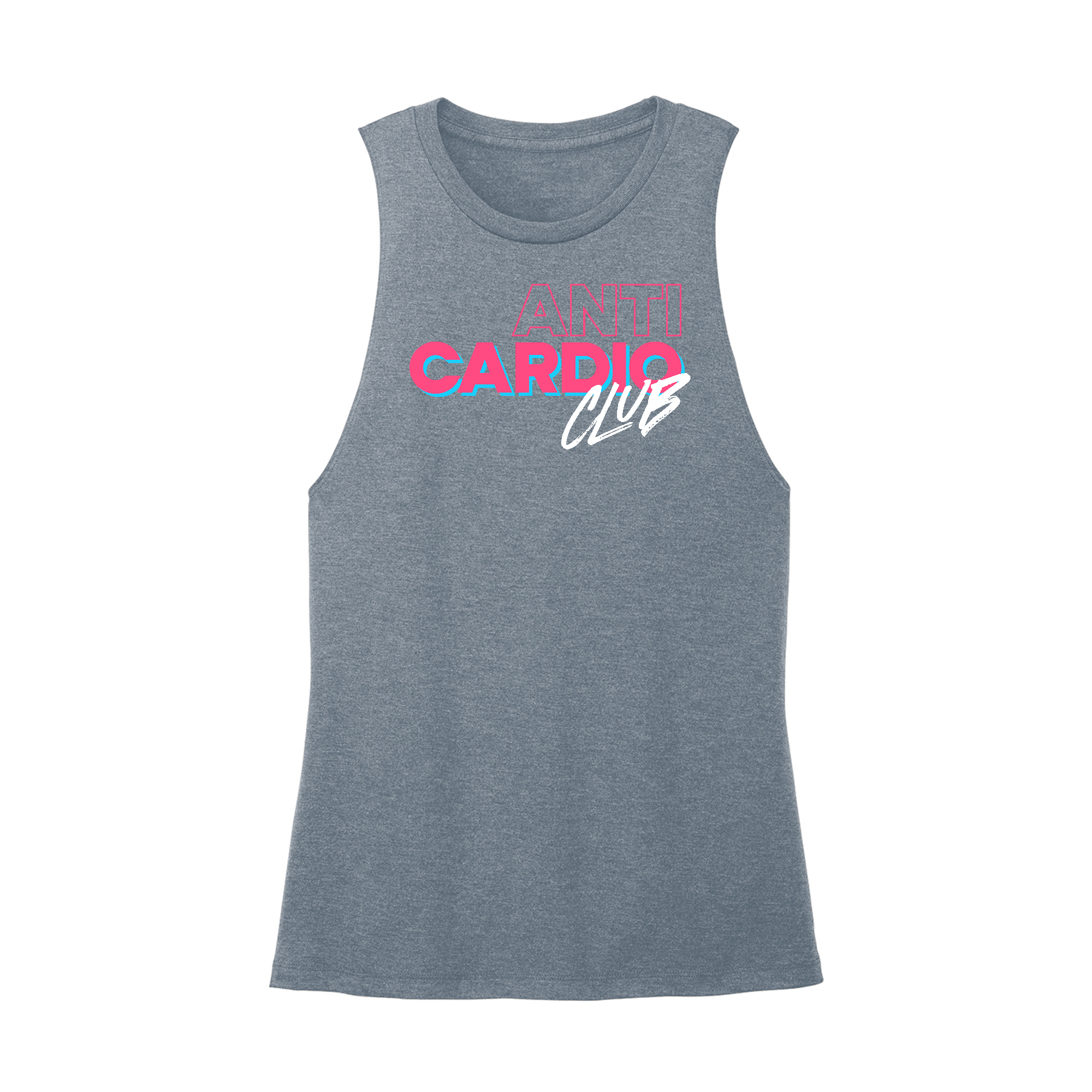 Womens X-Small Teal Muscle Tank