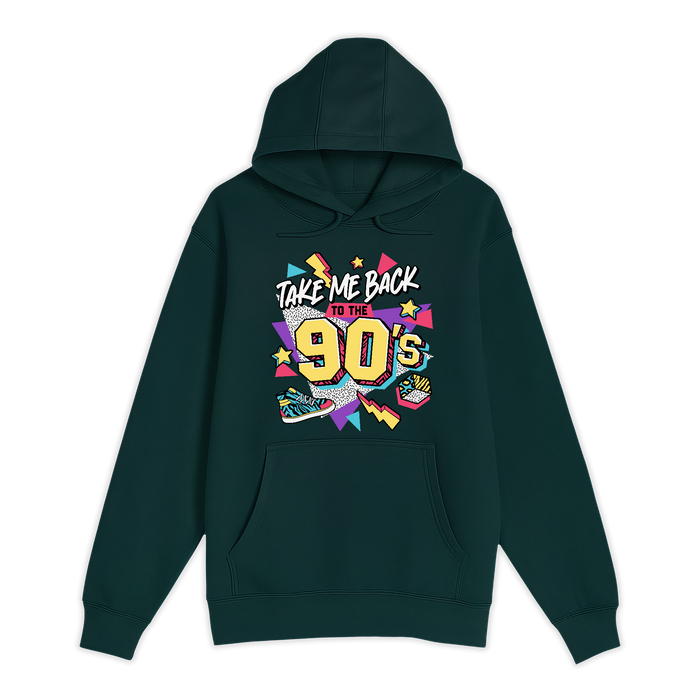 Unisex Small Sport Green Pullover Hooded Sweatshirt