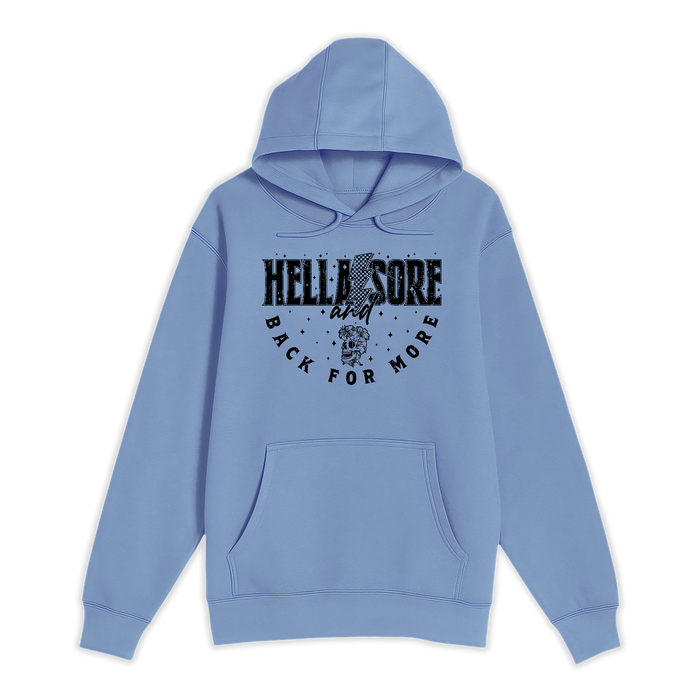 Unisex Small Colony Blue Pullover Hooded Sweatshirt